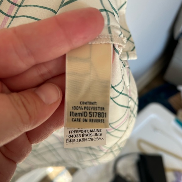 LL Bean Every Day Sun Smart woven shirt - Picture 5 of 8